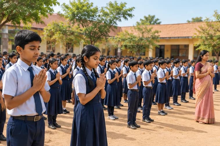 Illustrative school assembly