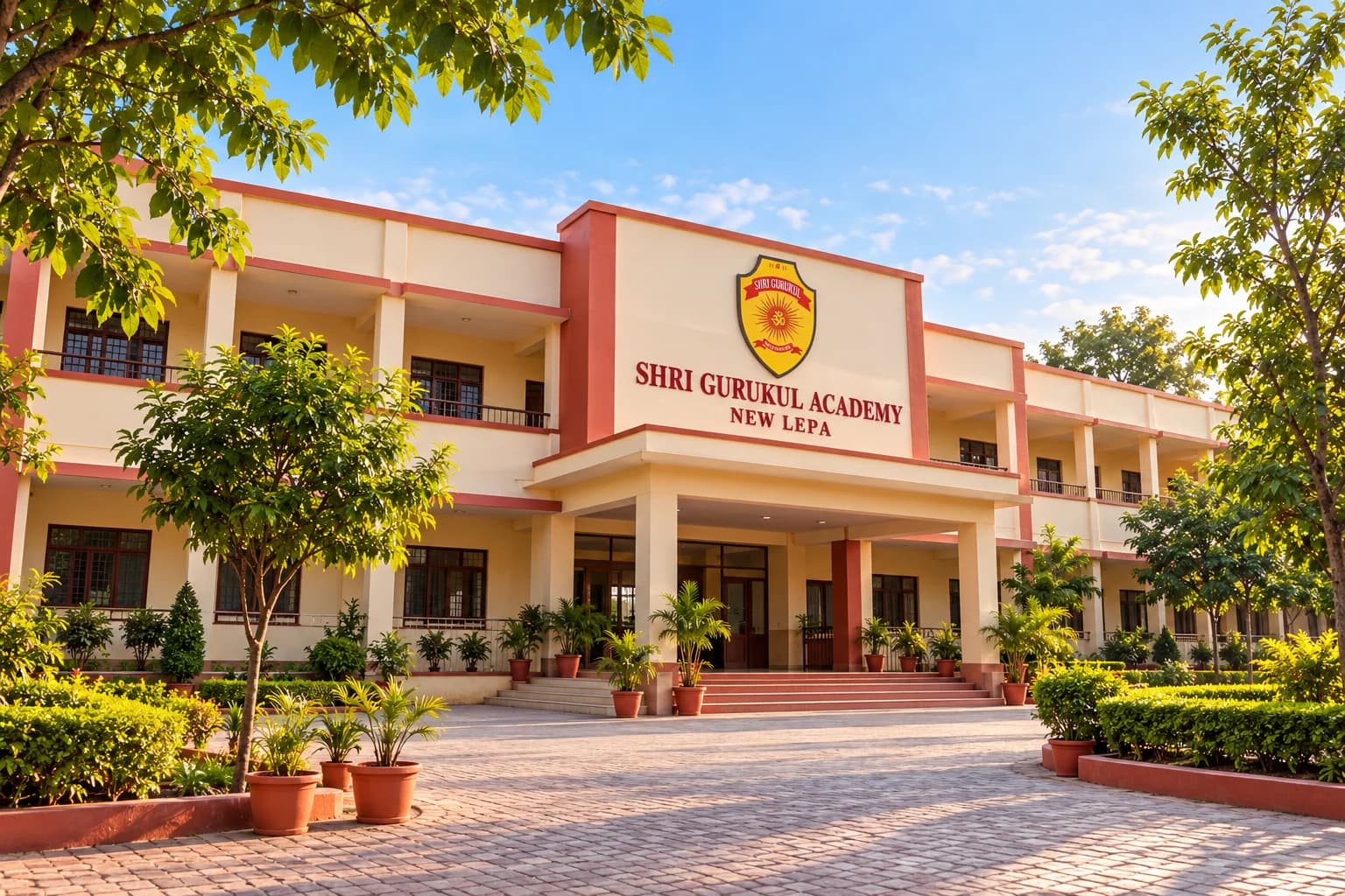 Illustrative school campus